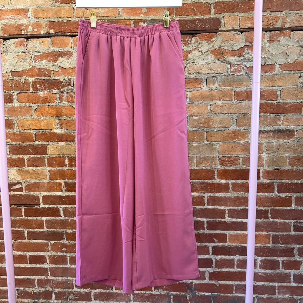 Sadie & Sage Girls Casual Pants in Rose